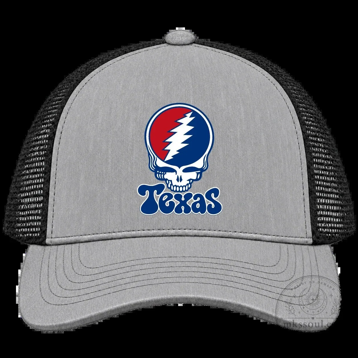 Grateful Dead Stealie Texas Baseball Trucker Hat Mesh Back Cap 5 Grateful Dead Stealie Texas Baseball Trucker Hat Mesh Back Cap