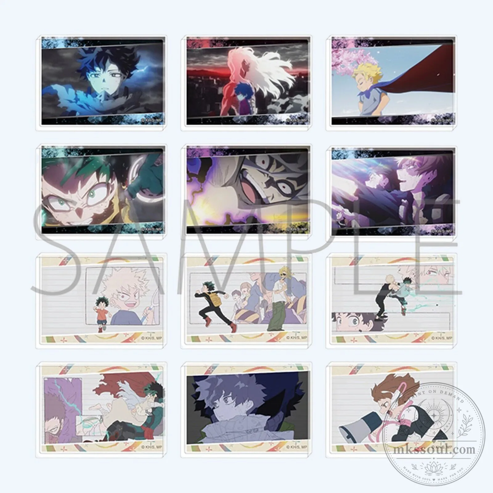 My Hero Academia Final Season Opening Ending Acrylic Block Collection Blind Box