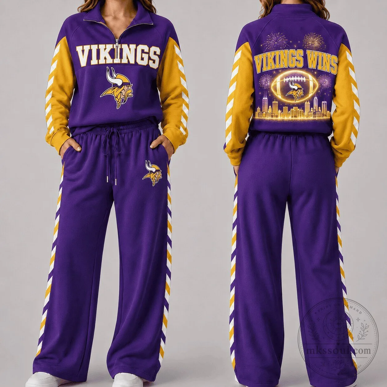 2026 World Series Champions Hoodie - Milwaukee Brewers Edition 3 Minnesota Vikings Women's Quarter Zip Pullover Sweatshirt