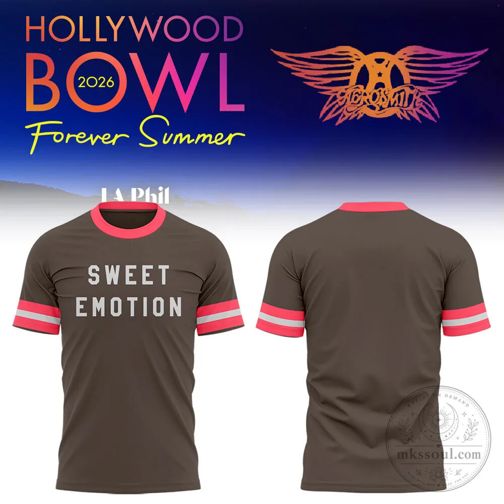 Aerosmith Sweet Emotion Hollywood Bowl 2026 Forever Summer T-Shirt